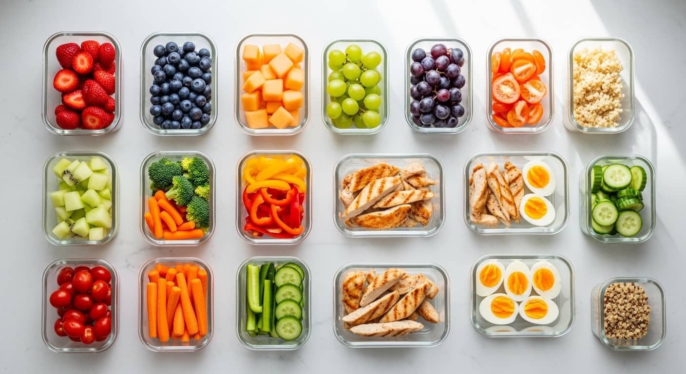 O Segredo dos Nutricionistas: Por que Potes de Vidro são Essenciais para seu Meal Prep Saudável