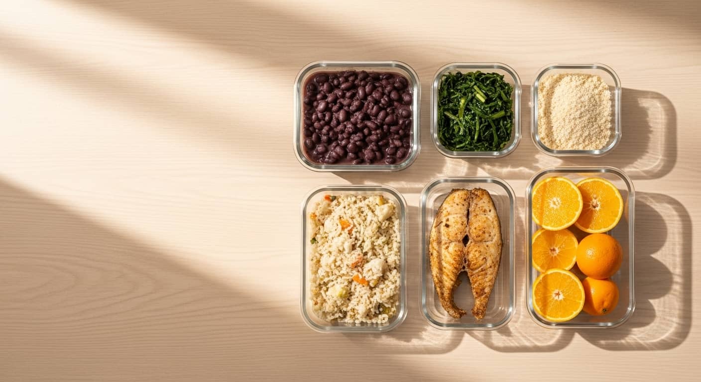 Como montar uma rotina alimentar que realmente funciona na correria (e te deixa mais leve)