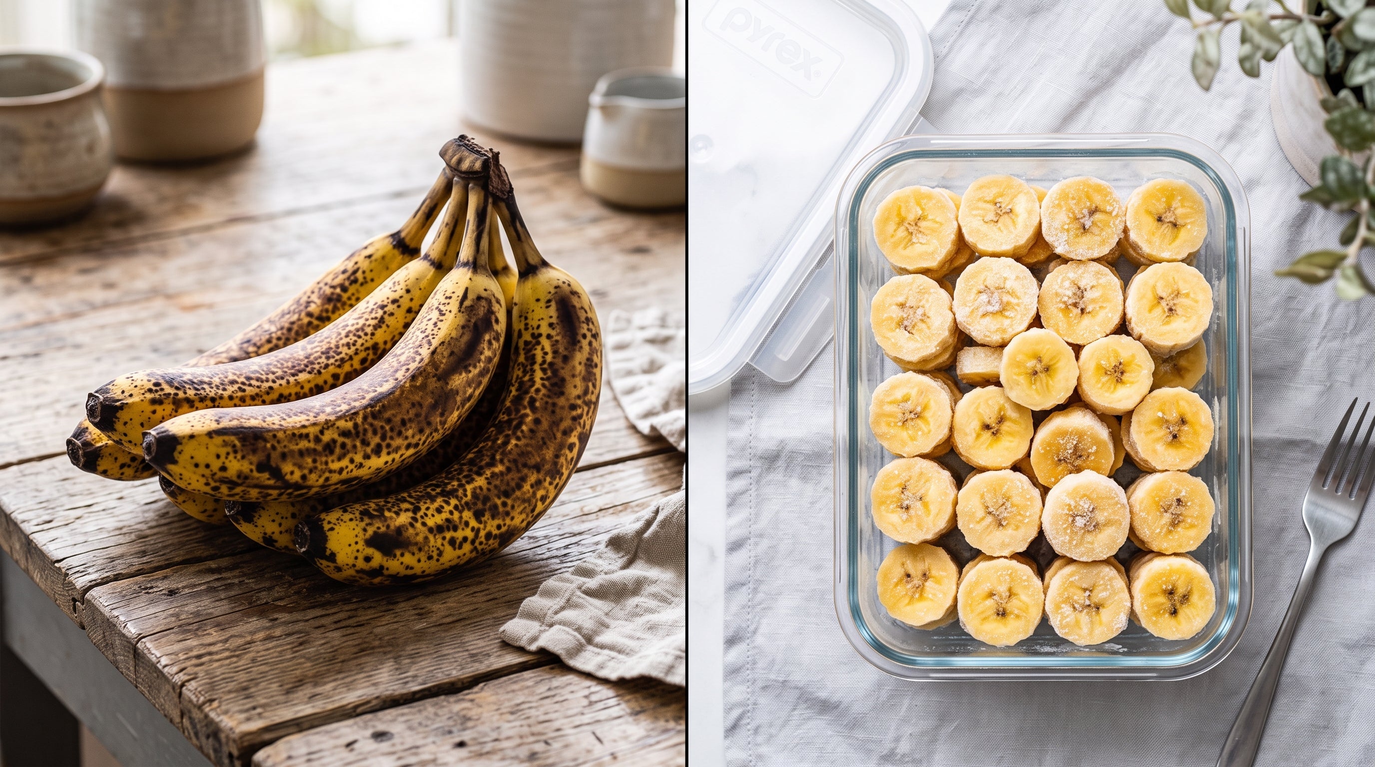 O que fazer com bananas maduras demais: receitas e técnicas de congelamento.