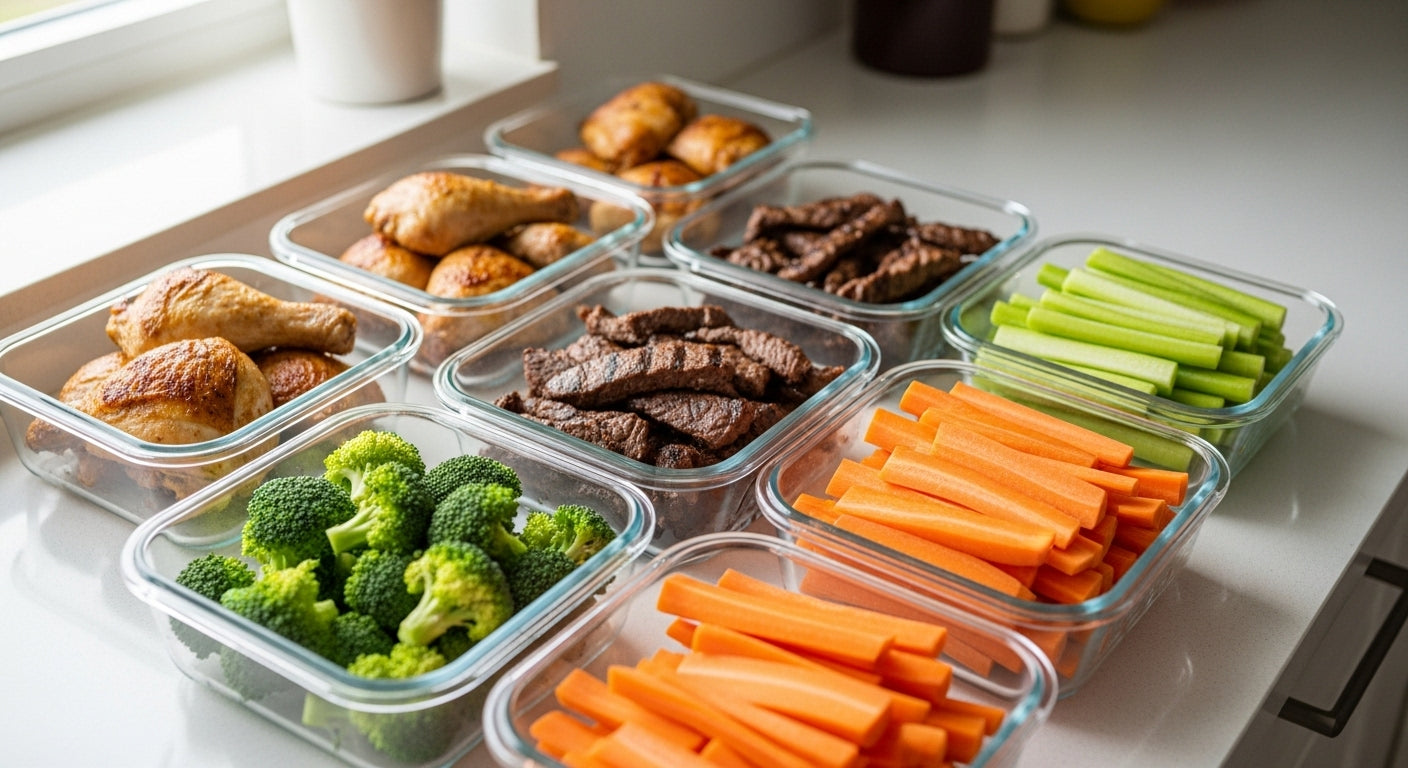 Como organizar o cardápio da semana sem pirar (e manter a comida fresca de verdade!)